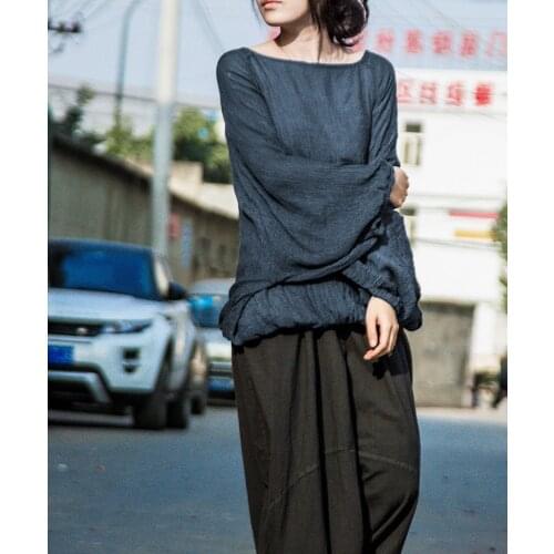 Women Autumn Spring Autumn Solid Color Tees Shirt Tops Ladies Vintage T-shirt Female Casual Tee Shirt 2020