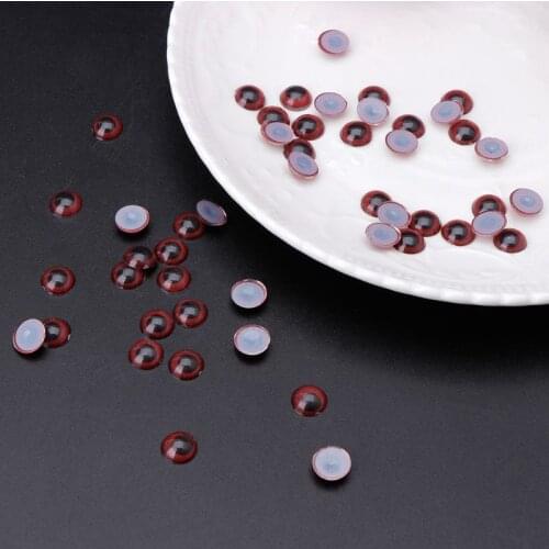 100Pcs 8mm/10mm/12mm/14mm/16mm/20mm Plastic Doll Puppet Animal Crafts Safety Eyes For Bear Children Kids DIY Toys Y4QA