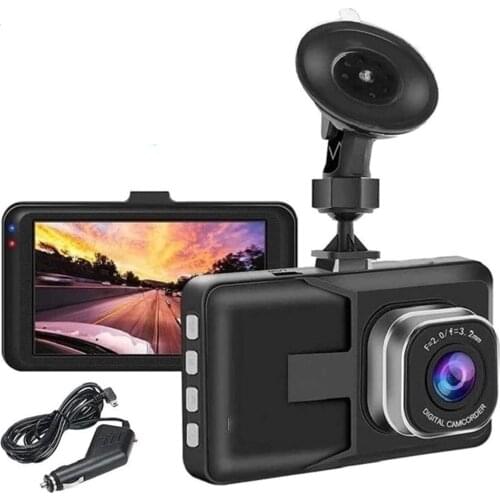 3 Inch Full HD 1080P Dash cam Video Recorder Driving For Car DVR Camera Cycle Recording Wide Angle Dashcam Video Registrar