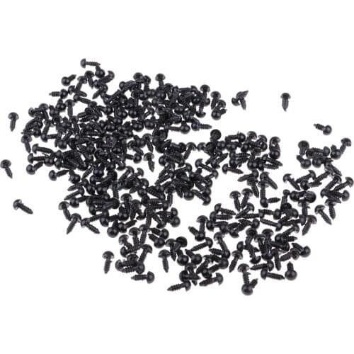 300 Pieces 6mm Plastic Safety Eyes For Teddy Bear Doll Animal Puppet Toys Crafts DIY Making Collections