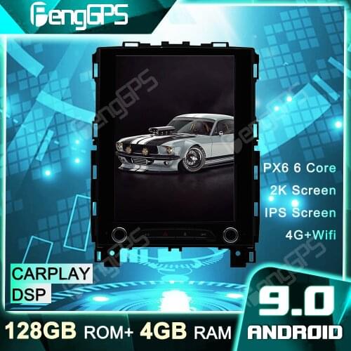 4G 64G PX6 Android 9.0 Car Radio Tesla Vertical Screen for Renault Koleos 2016-2019 Audio Player In-dash Carplay GPS Navigation