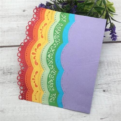 7pcs Lace suit 3D Metal Cutting dies DIY Scrapbook Embossing Paper Craft Card Decoration dies Childrens intelligence toys