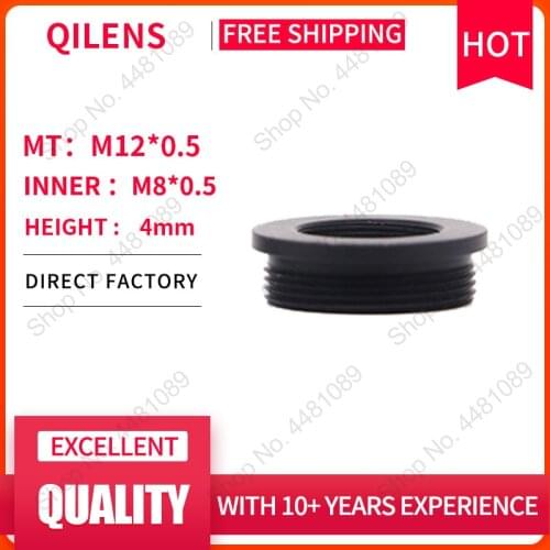 BINYEAE Mount lens holder M2 mount to M12 mount adapter ring, M8 to M12 mount converter ring adapter