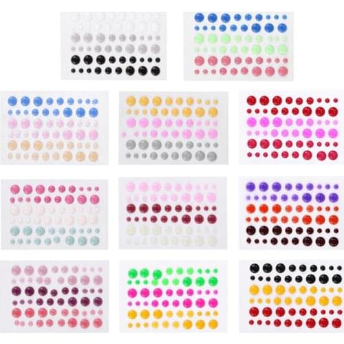 DIY Scrapbook Enamel Sticker Resin Dot Self-adhesive Photo Card Album Decor Resin Sticker for Scrapbooking Card Making Decor