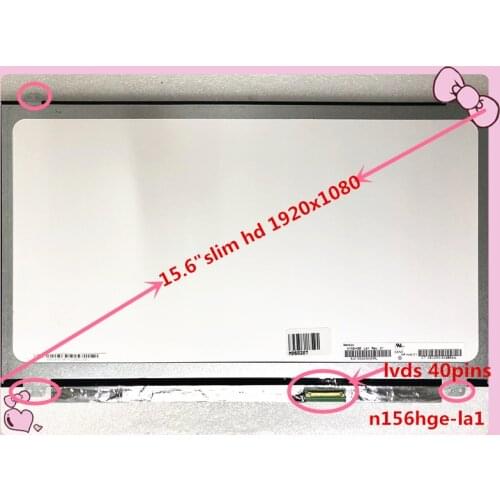 Free shipping 15.6 LED slim 1920x1080 40pins LCD screen B156HTN03.3 B156HW03 N156HGE-LA1 N156HGE-LB1 B156HTN02 B156HTN03 40PINS