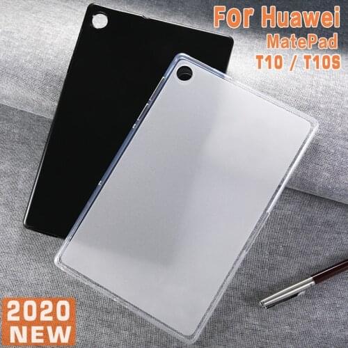 Tablet case For 2020 Huawei Matepad T10S 10.1 AGS3-L09 AGS3-W09 TPU back cover For Matepad T10 9.7 AGR-L09 W09 Slim case Coque