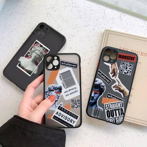 Aesthetics songs lyrics Aesthetic Phone Case Transparent for iPhone 6 7 8 11 12 s mini pro X XS XR MAX Plus cover funda shell