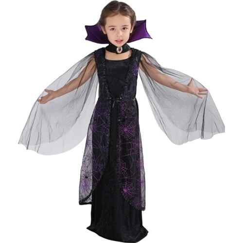 Childrens stage performance costume bat girl long skirt suit party halloween day service