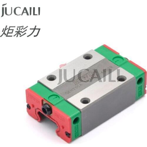 Jucaili 2PCS HIWIN Linear Guide Slider block QEH15CA QEH20CA QEH25CA for Allwin Xuli Mimaki large format printer