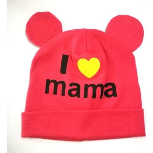 Cute Infant Baby Hat casquette enfant 2019 New Girls Boys Cartoon Love Letter Print Sleep Cap baby accessories Hat Headwear