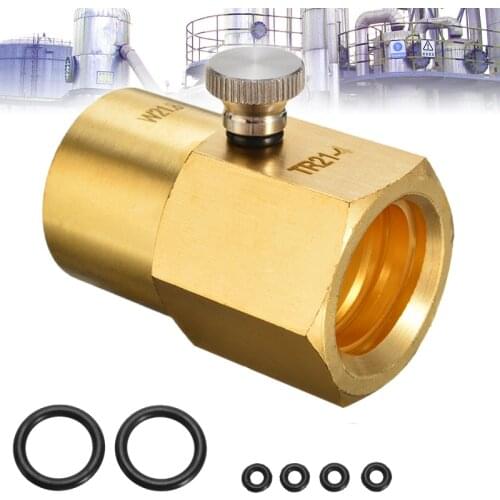 CO2 Cylinder Refill Adapter Connector Valve Tool Kit For Filling Tank Sodastream Soda Club Water Sprinkler TR21-4 to W21.8