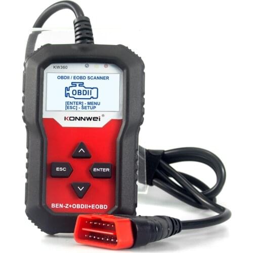 New KONNWEI KW360 Fit for M-Benz Dedicated Full-featured Full-system Airbag ABS Brake System Car Scanner