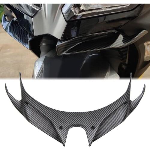 Fairing Aerodynamic Winglets Front Cover for Kawasaki Ninja 250 400 2018 2019 2020 Carbon Fiber Style Motorcycle