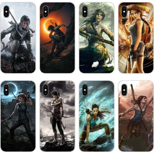 Lara Croft Tomb Raider Pattern Style For Samsung Galaxy J1 J2 J3 J4 J5 J6 J7 J8 Plus 2018 Prime 2015 2016 2017 Clear Case Design