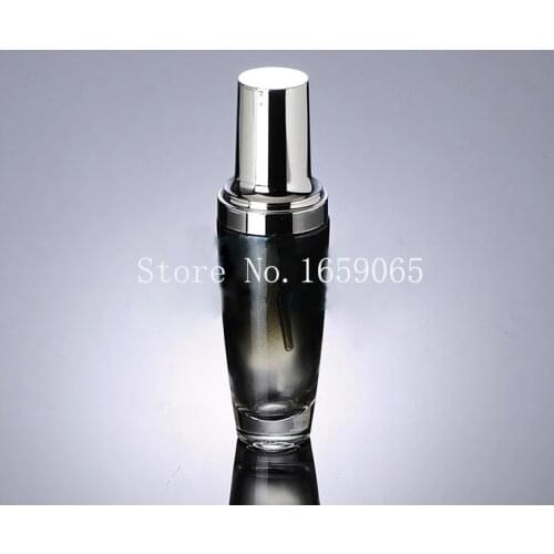 50ML glass bottle with press pump glass bottle lotion bottle ,BB Cream bottle Dispenser Cosmetic Packaging