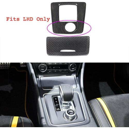 Carbon Fiber Gear Panel Interior Trim Fit For Mercedes-Benz A45 CLA45 GLA45 AMG 2016-18