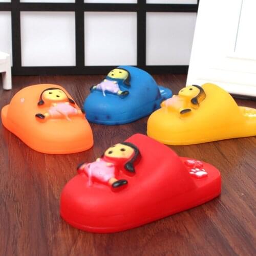 Pet supplies vocal rubber toys slippers pet toys.Q171