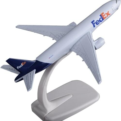 16CM FedEx Airways B777 Airlines Airplane Model with Base Alloy Aircraft Plane For Collectible Toy Souvenir Show Gift Toys