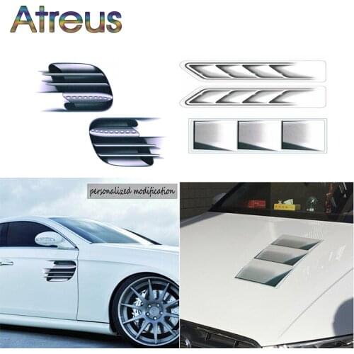 Atreus 3D Simulation Car Styling Stickers For Nissan Qashqai Opel Astra J H Kia Ceed Sorento Skoda Octavia A5 A7 2 Accessories