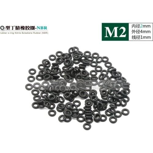 Hardware accessories fasteners Cooling fan damping O ring of 2 slow shock absorber rubber shockproof sealing washers