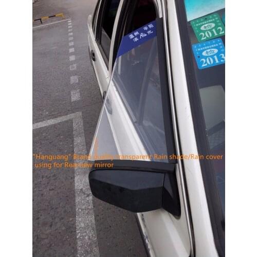 Free shipping transparent Coach Car Special-using Rearview Mirror protect Rain shade/Rain Cover use for Santana Volkswagen type