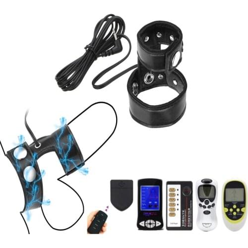 Electric Shock Orgasm Penis Stimulator Penis Extender Electric Penis Massager Cock Rings Sex Toys for Men Medical Themed Toys