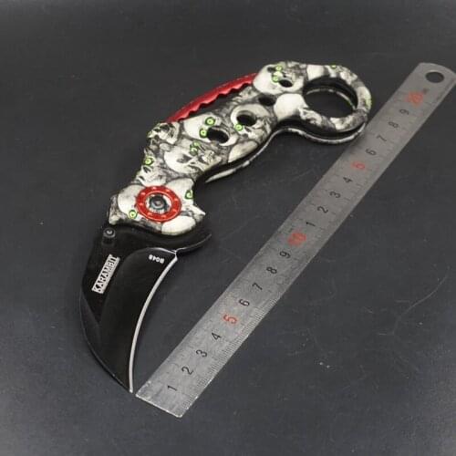 Karambit Knife Folding Tactical Claw Knife Outdoor Combat Survival Camping Hunting Knives EDC Self-defense Multi Tool