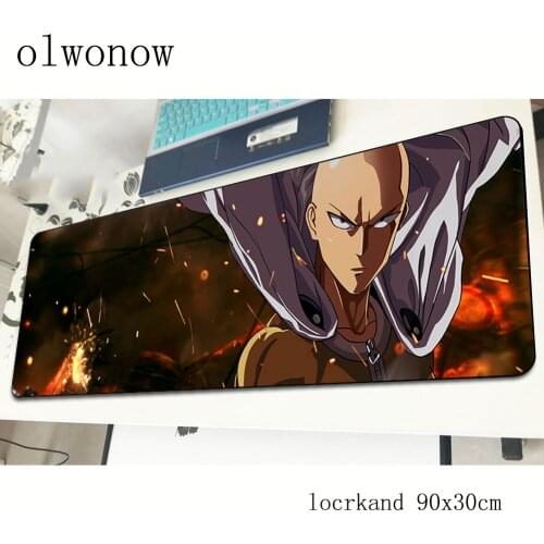 ONE PUNCH-MAN pad mouse Fashion computador gamer mouse pad 90x30cm padmouse Halloween Gift mousepad ergonomic gadget office mats