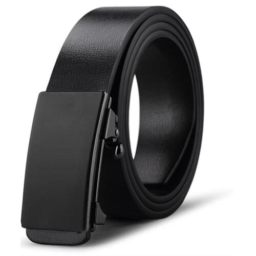 Kemeiqi fashionable mens belt new toothless automatic buckle two-layer cowhide comfortable and durable high-end atmosphere