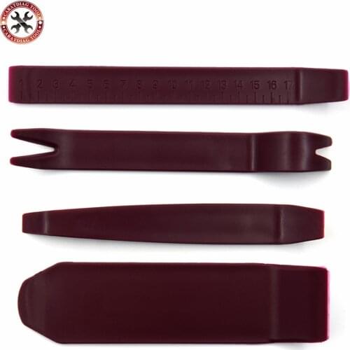 4PCS/Set Car Auto Radio Panel Door Clip Trim Dash Audio Removal Installer Pry Repair Hard Plastic Tool Set Universal New