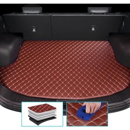 Custom Car Trunk Mat For MAZDA CX-3 CX-5 CX-7 CX-9 BT50 MX-5 MX-5 Miata RX8 Tribute Mazda 3 5 6 Auto Carpet 14Colors Accessories