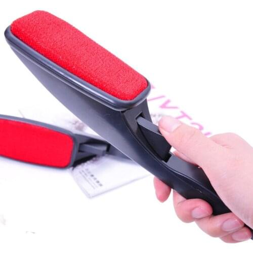 Black Red Electrostatic 1Pcs Hair Removal Brush for Clothes Rotatable ABS Plastic/Lint Dry Cleaning Brushes Multi Purpose