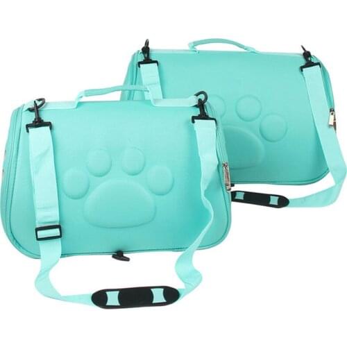 Pet Foldable Shoulder Bag Breathable Handbag Travel Bag With Cat Pattern For Cat Portable Outdoor Pet Bag For Dog Pet Supplies