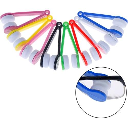 Sun Glasses Glass Cleaner Cleaning Limpiador Brochas Spectacles Clean Brush Tool Mini Eyeglass Sunglasses Cleaner