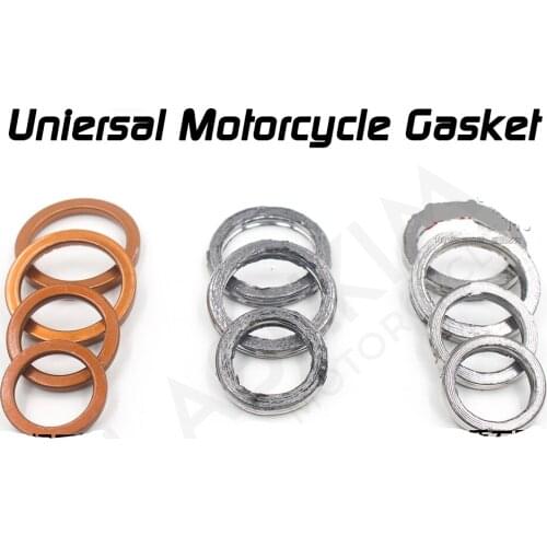 Tricycle Motorcycle Engine Cylinder Head Gasket Silencer Interface Scooter Exhaust Pipe Graphite Cushion