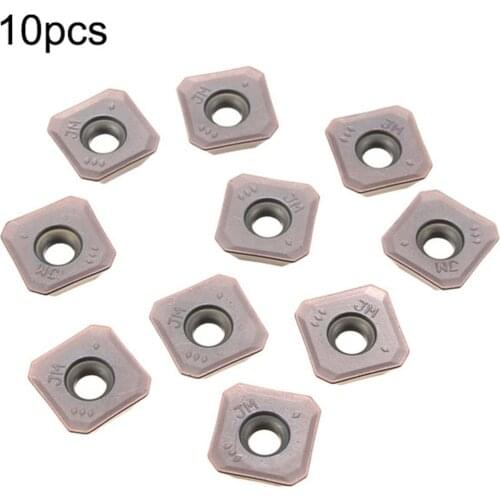 10Pcs SEMT13T3AGSN-JM VP15TF Carbide Inserts CNC Milling Blade Cutter Tools