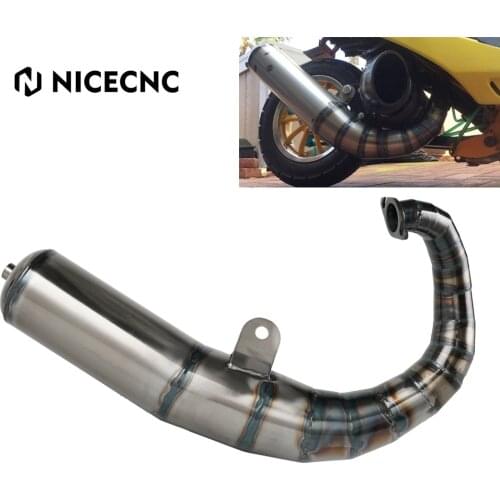 54.5mm Motorcycle Exhaust for Honda DIO AF18 AF25 90cc-125cc Performance Exhaust Muffler Racing Exhaust Pipe