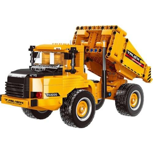 XINGBAO 03034 NEW City Engineering Series 545pcs The Dump Truck Building Blocks Bricks Carrier Vehicle Model Educational Toys