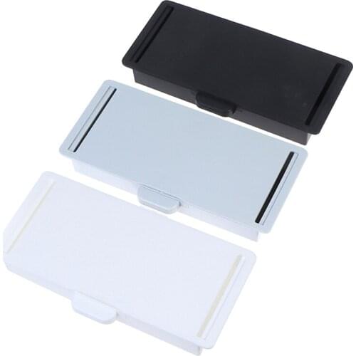 Under Desk Storage Box Invisible Drawer Desk Bottom Paste Type Finishing Box Dtudent Dormitory Desktop Creative Dtationery Box