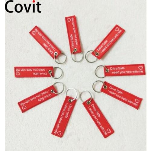 500pcs/lot Drive safe key chain for women kiss me before flight key ring flight crew keychains gifts for men jewelry
