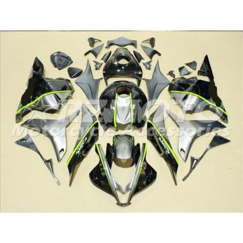 ACE KITS New ABS Injection Fairings Kit Fit For HONDA CBR600RR F5 2009 2010 2012 CBR600RR F5 09 12 Black Silver D13