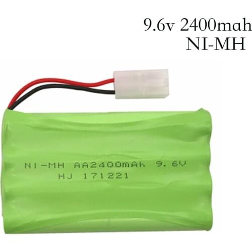 9.6v 2400mah Battery for RC Cars battery 9.6 v AA NiMH battery for Remote controlled electric toys tool boats Tank Toys Gun 9.6v