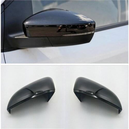 For POLO 2014-2018 Outer reversing mirror shell Rear view mirror cover black
