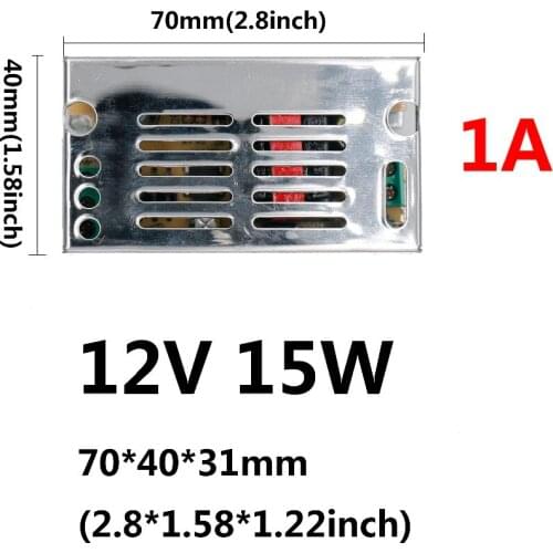 LED Driver AC220V TO DC12V 1A 2A 5A 6A 8A 10A For LEDs Power Supply Constant Current Voltage Control Light Transformers For LED