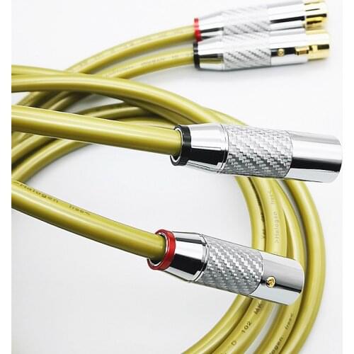 PAIR Van den Hul M.C D102MKIII hybrid HI-END Silver Plated XLR Balanced Cable HIFI XLR Male to Female Audio Cable