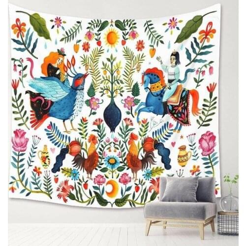 Tapestry With Chicken Queen Home Wall Art Decoration