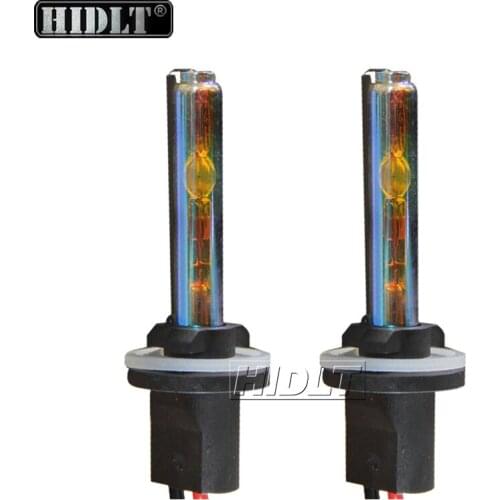 HIDLT 2PCS 12V 35W H7 Xenon HID Lamps H1 Car Light Bulb H3 3000K Yellow 4300K-10000K HB3 HB4 H11 Deep Blue Pink Purple Green