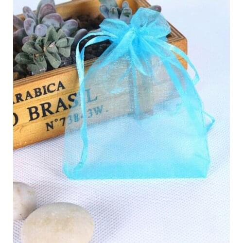 KEJIALAI Wholesale 17 Colors Jewelry Bag Wedding Gift Organza Jewelry Bag Display Packaging For Wedding Daily Jewelry Pouches