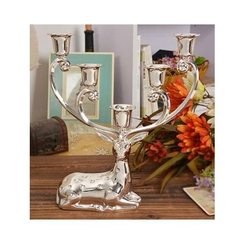 Classical candle decorative retro wedding candelabra candlestick wedding decoration candle holders home accessories ZT061