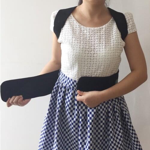 Posture Corrector Best Fully Adjustable Support Shoulder Back Provides Lumbar back support Fix Upper Back Pain Improves Posture
